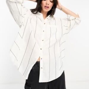 NWOT We The Free  by Free People Happy Hour Stripe Top
Size M